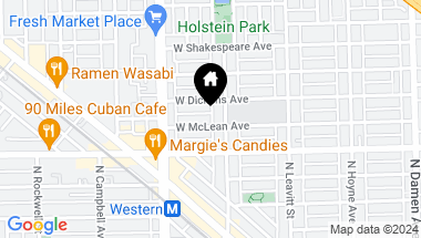 Map of 2312 W McLean Avenue Unit: GS, Chicago IL, 60622