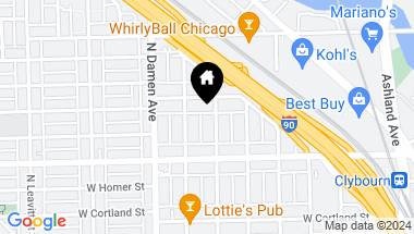 Map of 2040 N Wolcott Avenue, Chicago IL, 60622