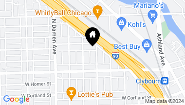 Map of 2042 N Honore Street, Chicago IL, 60614