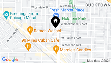 Map of 2076 N Western Avenue, Chicago IL, 60647