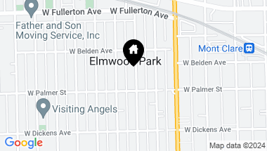 Map of 2238 N 73rd Avenue, Elmwood Park IL, 60707