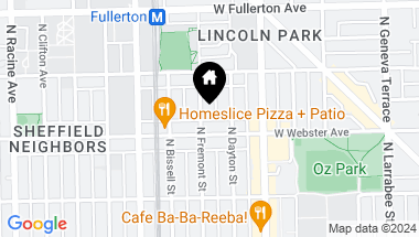 Map of 2217 N Fremont Street, Chicago IL, 60614