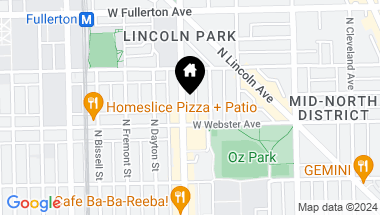 Map of 2215 N Halsted Street Unit: 1S, Chicago IL, 60614
