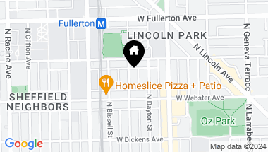 Map of 2235 N Fremont Street, Chicago IL, 60614