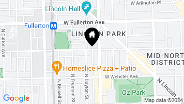 Map of 817 W Belden Avenue, Chicago IL, 60614