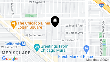 Map of 2311 N Rockwell Street, Chicago IL, 60647