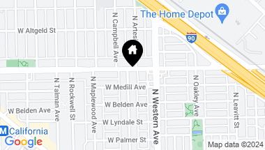 Map of 2429-2431 W Fullerton Avenue, Chicago IL, 60647