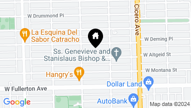 Map of 4928 W ALTGELD Street, Chicago IL, 60639