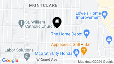 Map of 2535 N Newcastle Avenue, Chicago IL, 60607