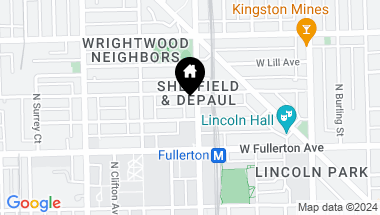 Map of 2444 N Sheffield Avenue, Chicago IL, 60614