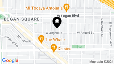 Map of 2500 N Mozart Street, Chicago IL, 60647