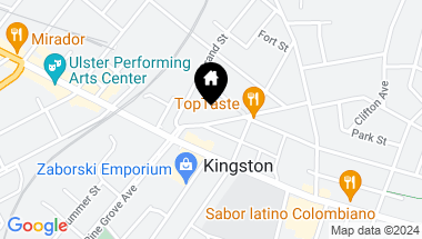 Map of 76 Prince Street, Kingston NY, 12401