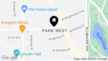 Map of 639 W WRIGHTWOOD Avenue Unit: PH, Chicago IL, 60614