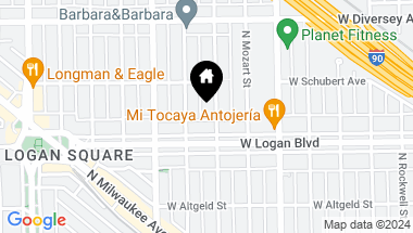 Map of 2618 N Francisco Avenue, Chicago IL, 60647
