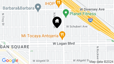 Map of 2635 N MOZART Street, Chicago IL, 60647