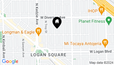 Map of 2707 N Albany Avenue, Chicago IL, 60647