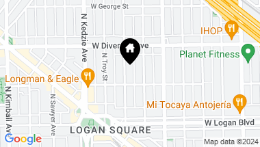 Map of 2717 N Albany Avenue, Chicago IL, 60647