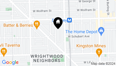 Map of 2743 N Kenmore Avenue, Chicago IL, 60614