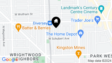 Map of 2725 N Wilton Avenue Unit: 2, Chicago IL, 60614