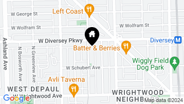 Map of 2735 N Lakewood Avenue, Chicago IL, 60614