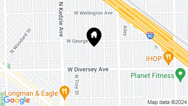 Map of 2835 N ALBANY Avenue, Chicago IL, 60618