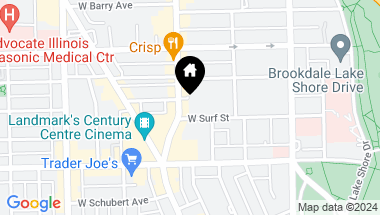Map of 550 W Surf Street Unit: 106, Chicago IL, 60657
