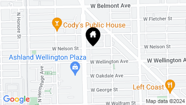 Map of 1541 W Nelson Street, Chicago IL, 60657