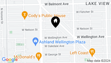 Map of 1503 W Nelson Street, Chicago IL, 60657