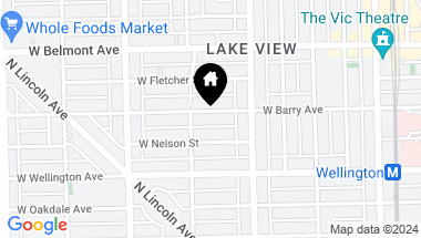 Map of 1241 W Barry Avenue, Chicago IL, 60657