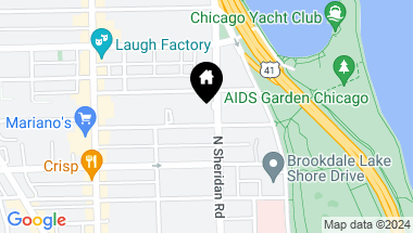 Map of 3100 N Sheridan Road Unit: 5B, Chicago IL, 60657