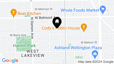 Map of 1828 W Barry Avenue, Chicago IL, 60657