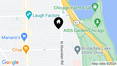 Map of 3110 N Sheridan Road Unit: 1205, Chicago IL, 60657