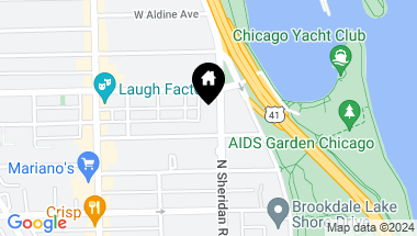 Map of 3150 N Sheridan Road Unit: 7C, Chicago IL, 60657