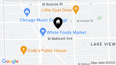 Map of 1459 W Melrose Street Unit: 1N, Chicago IL, 60657