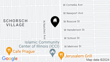 Map of 3329 N NAGLE Avenue, Chicago IL, 60634