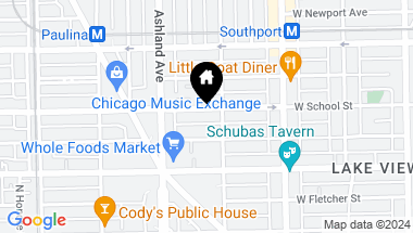 Map of 1515 W School Street, Chicago IL, 60657