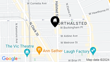 Map of 3316 N Halsted Street, Chicago IL, 60657