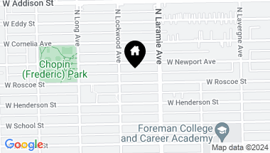 Map of 5236 W Roscoe Street, Chicago IL, 60641