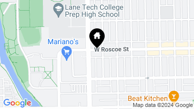 Map of 2345 W Roscoe Street Unit: 2W, Chicago IL, 60618