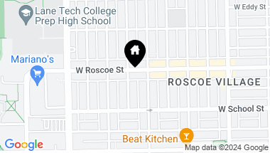 Map of 2217 W Roscoe Street Unit: 2, Chicago IL, 60618