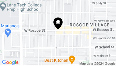 Map of 2151 W ROSCOE Street Unit: 2E, Chicago IL, 60618