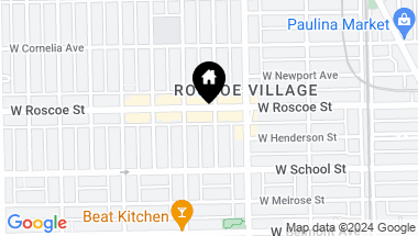Map of 2037 W Roscoe Street, Chicago IL, 60618