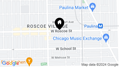 Map of 1919 W Roscoe Street, Chicago IL, 60657
