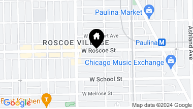 Map of 1915 W Roscoe Street, Chicago IL, 60657