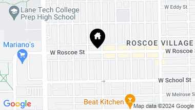 Map of 2211 W ROSCOE Street Unit: 4W, Chicago IL, 60618