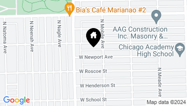 Map of 6318 W NEWPORT Avenue, Chicago IL, 60634
