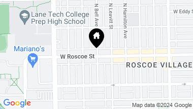 Map of 2234 W Roscoe Street Unit: 3, Chicago IL, 60618