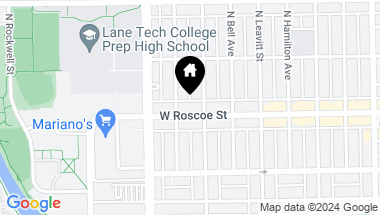 Map of 2312 W Roscoe Street Unit: 2, Chicago IL, 60618