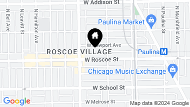 Map of 1924 W Roscoe Street Unit: GN, Chicago IL, 60657