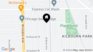 Map of 3464 N KNOX Avenue, Chicago IL, 60641
